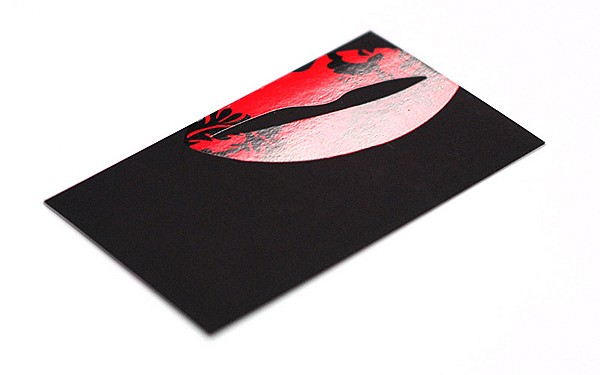 Double Sided Business Card with Sport UV