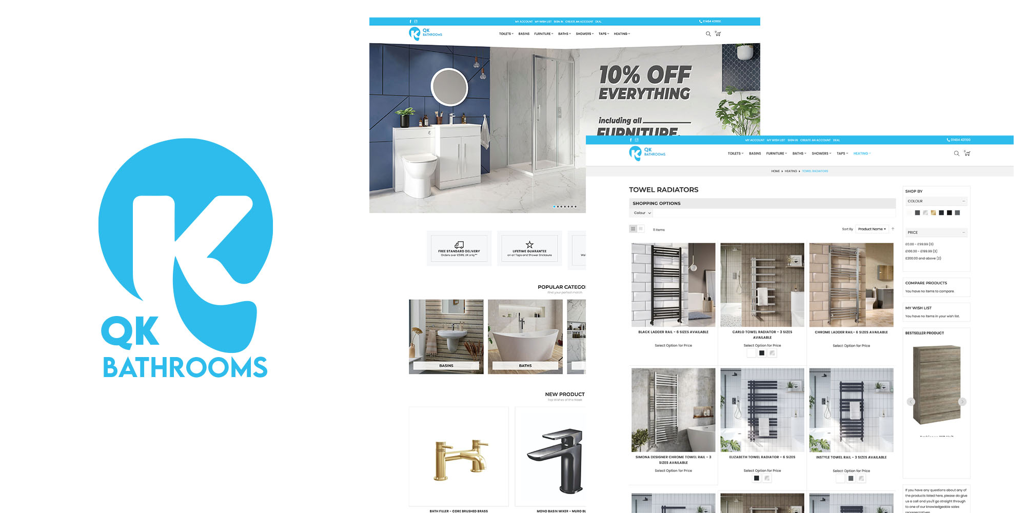 QK Bathrooms new website goes live