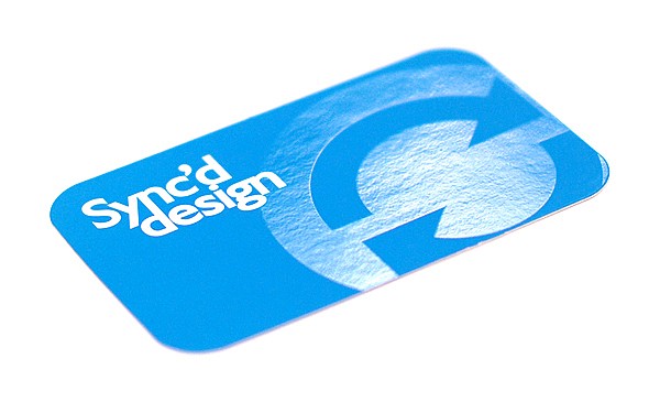 Our Business Card - Custom die-cut with spot UV
