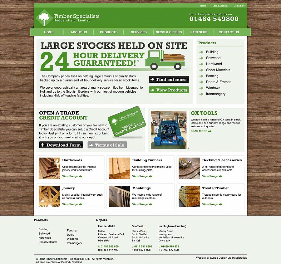 Huddersfield Timber Specialists home page