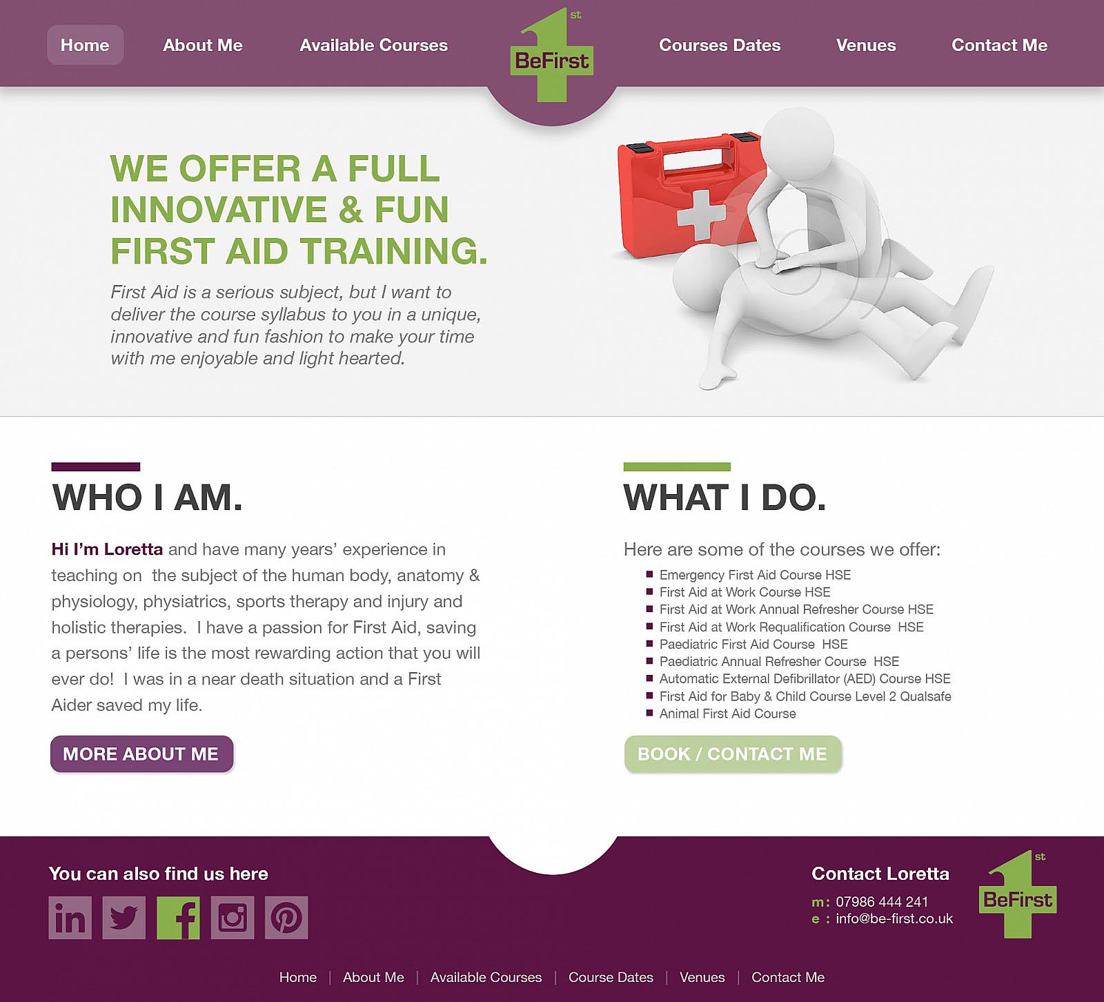 BeFirst - Website Design